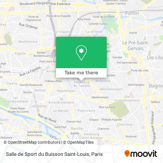 Mapa Salle de Sport du Buisson Saint-Louis