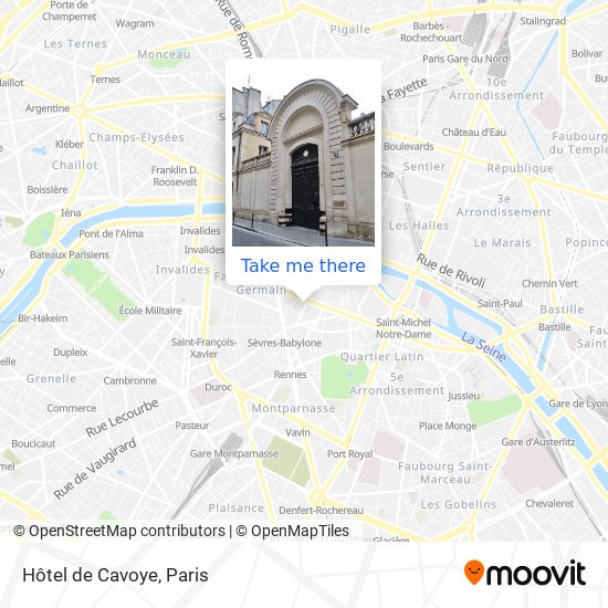 Hôtel de Cavoye map