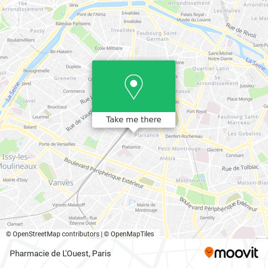 Pharmacie de L'Ouest map