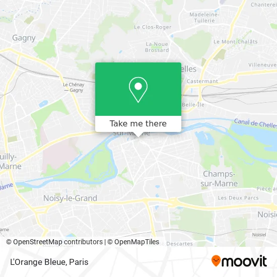 L'Orange Bleue map
