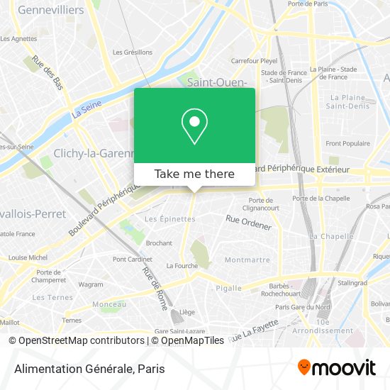 Alimentation Générale map