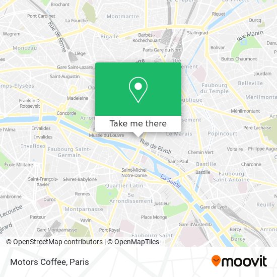 Mapa Motors Coffee