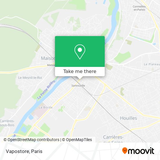 Vapostore map