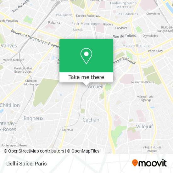 Delhi Spice map