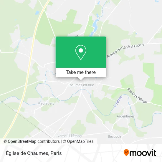 Église de Chaumes map