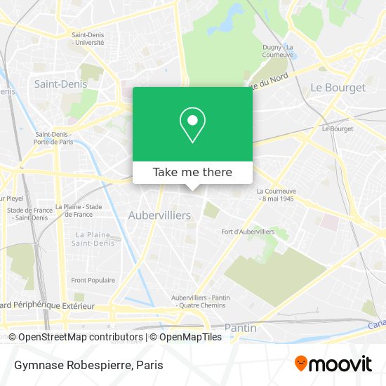 Gymnase Robespierre map