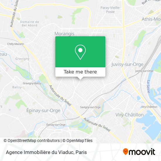 Agence Immobilière du Viaduc map