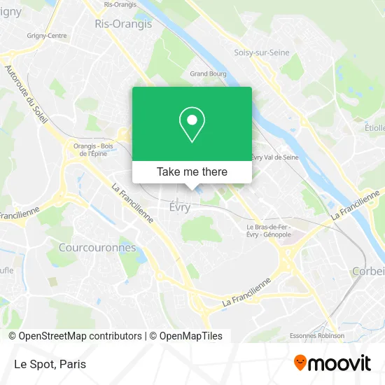 Le Spot map