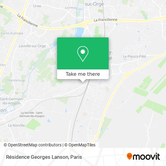 Résidence Georges Lanson map