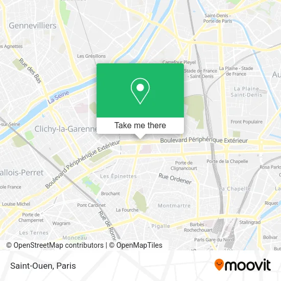 Saint-Ouen map
