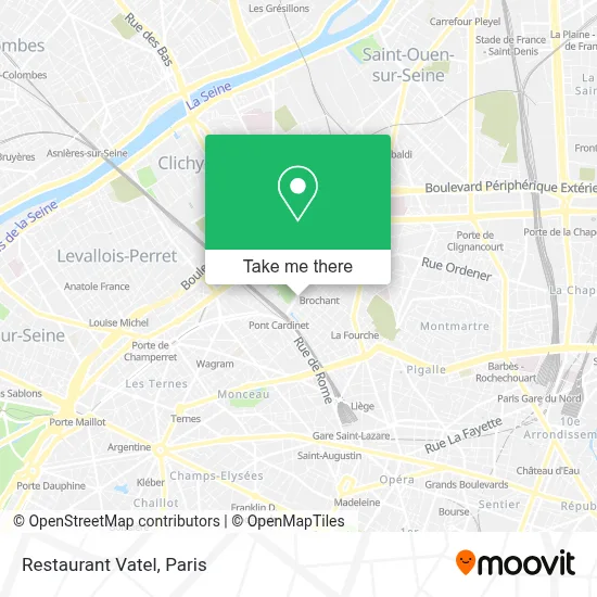Restaurant Vatel map