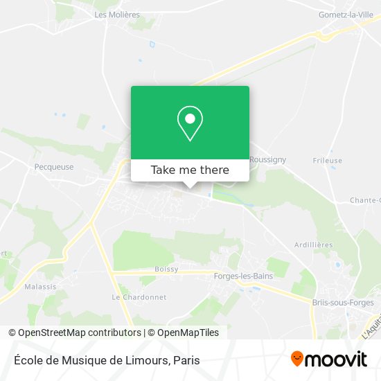 École de Musique de Limours map