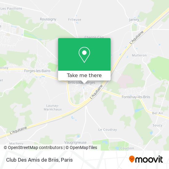 Club Des Amis de Briis map