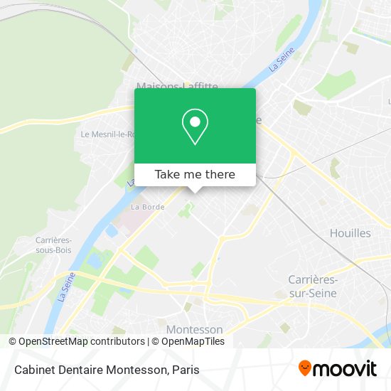 Mapa Cabinet Dentaire Montesson