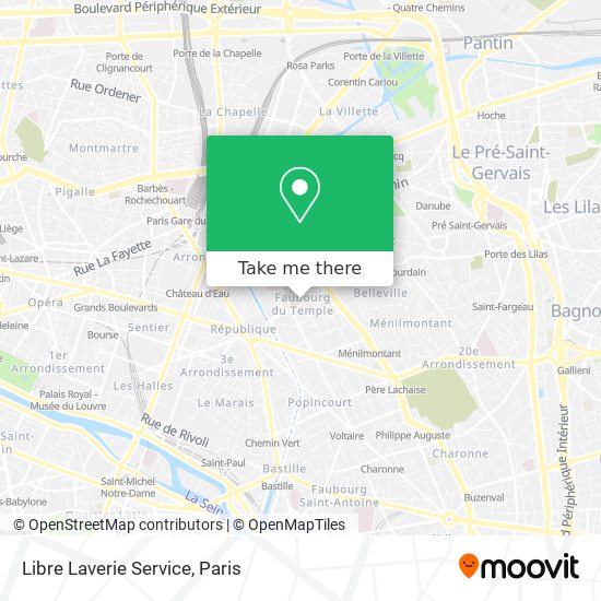 Libre Laverie Service map