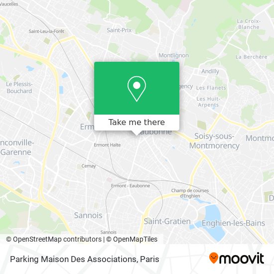 Parking Maison Des Associations map