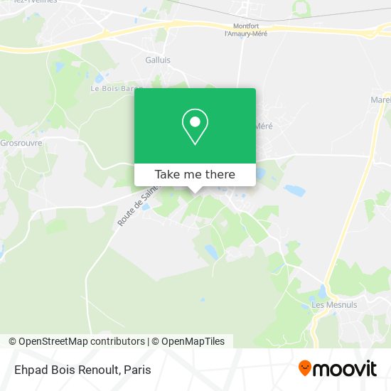 Ehpad Bois Renoult map