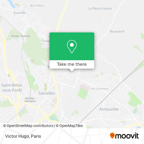 Victor Hugo map