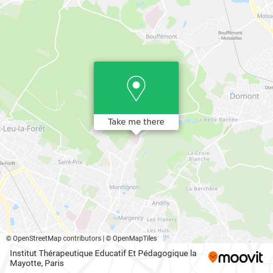 Mapa Institut Thérapeutique Educatif Et Pédagogique la Mayotte