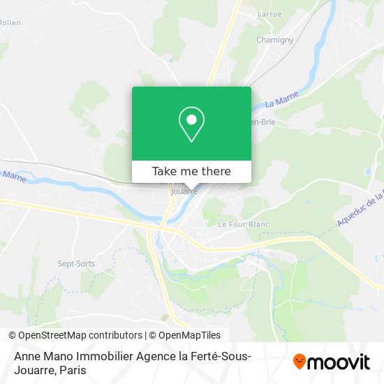 Mapa Anne Mano Immobilier Agence la Ferté-Sous-Jouarre