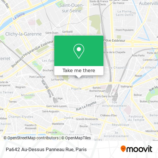 Mapa Pa642 Au-Dessus Panneau Rue