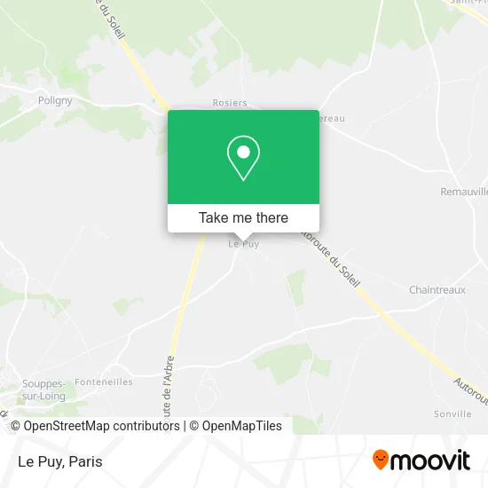 Le Puy map