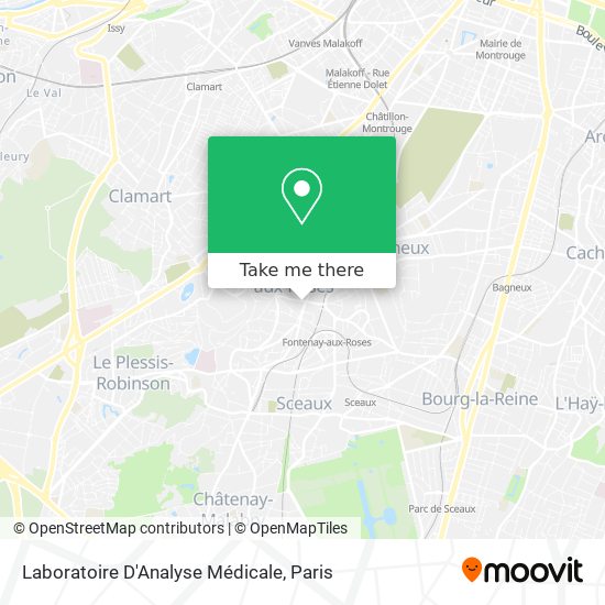 Laboratoire D'Analyse Médicale map