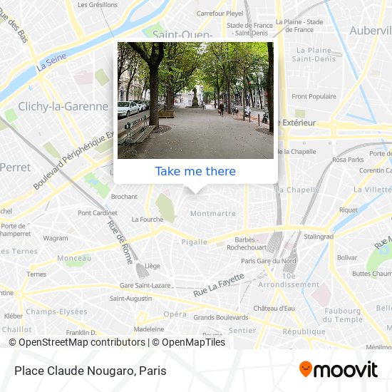 Place Claude Nougaro map