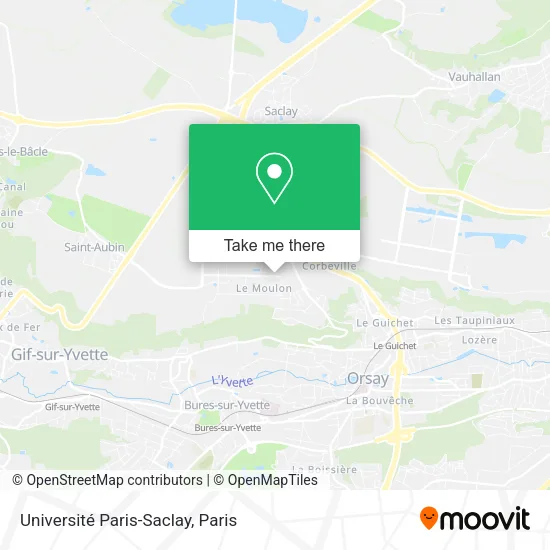 Université Paris-Saclay map