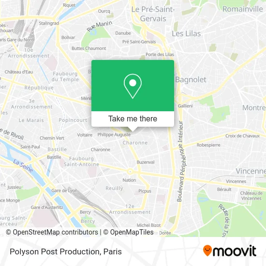 Polyson Post Production map