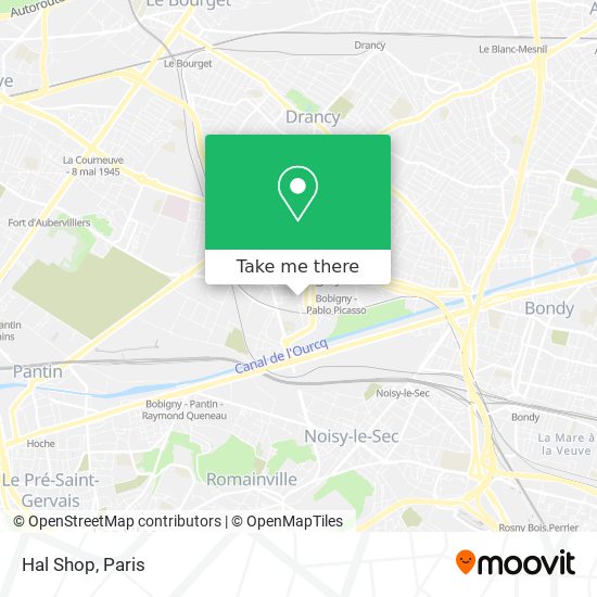 Hal Shop map