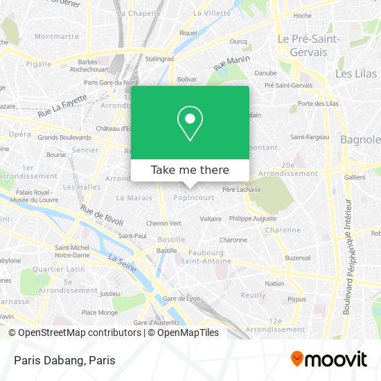 Paris Dabang map