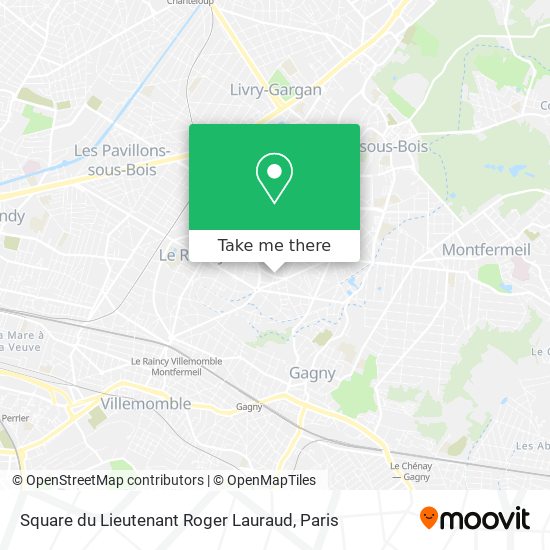 Mapa Square du Lieutenant Roger Lauraud