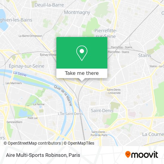 Mapa Aire Multi-Sports Robinson