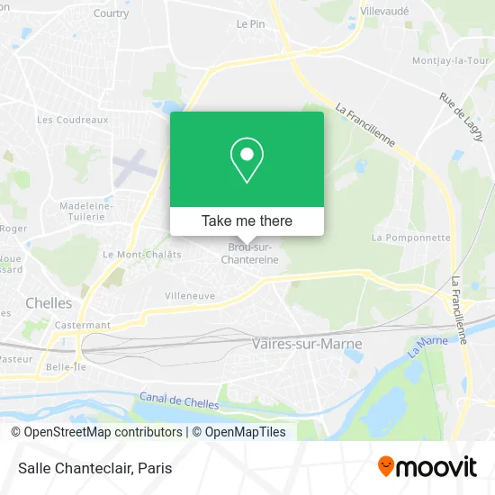 Salle Chanteclair map