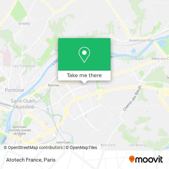 Atotech France map