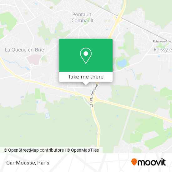 Car-Mousse map