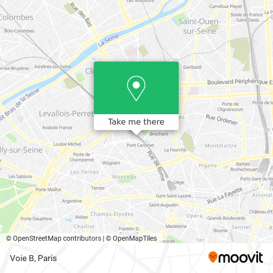 Voie B map