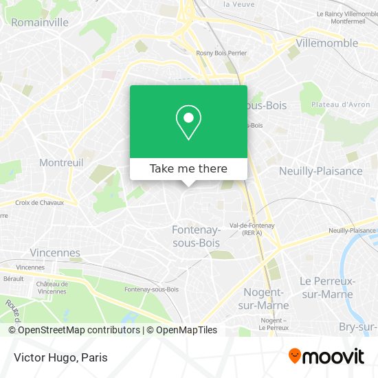 Victor Hugo map