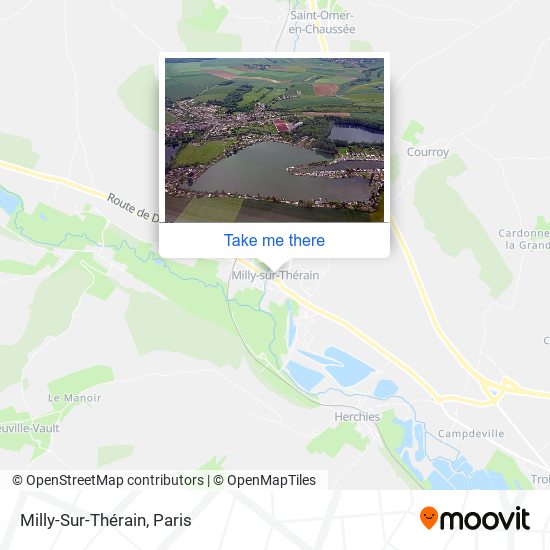 Milly-Sur-Thérain map