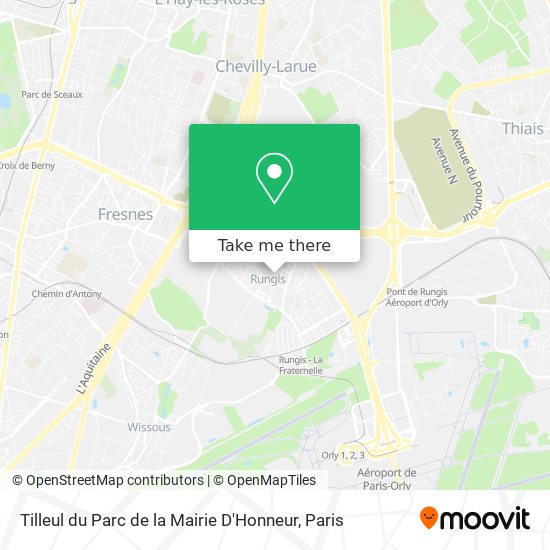 Tilleul du Parc de la Mairie D'Honneur map