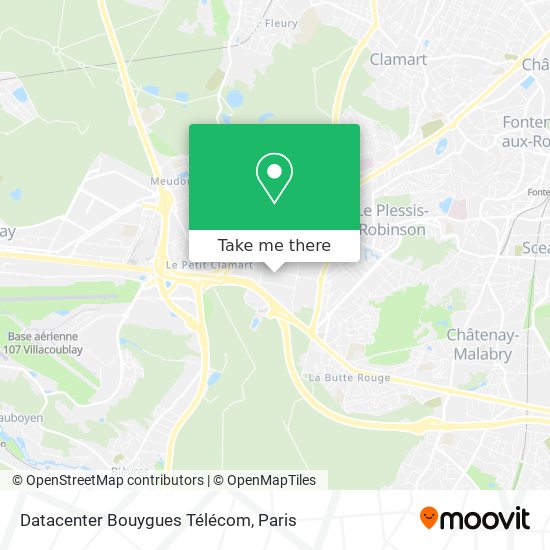 Datacenter Bouygues Télécom map