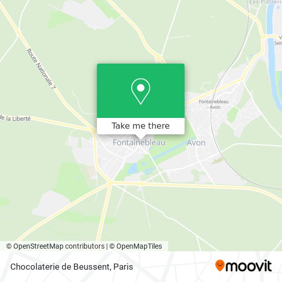 Chocolaterie de Beussent map