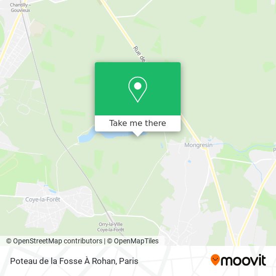 Poteau de la Fosse À Rohan map