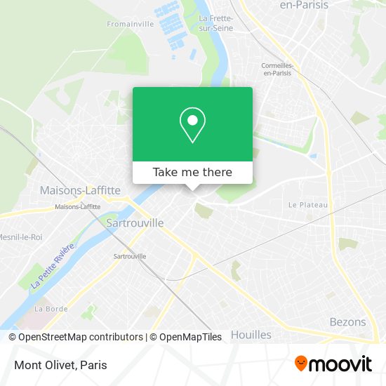 Mont Olivet map