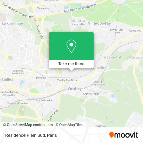 Résidence Plein Sud map