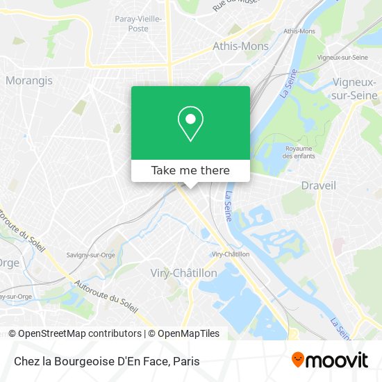 Chez la Bourgeoise D'En Face map