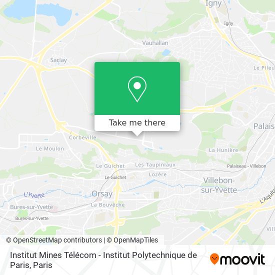 Institut Mines Télécom - Institut Polytechnique de Paris map