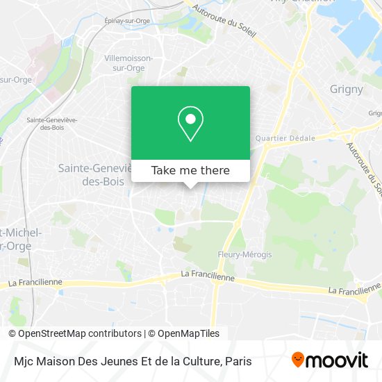 Mapa Mjc Maison Des Jeunes Et de la Culture