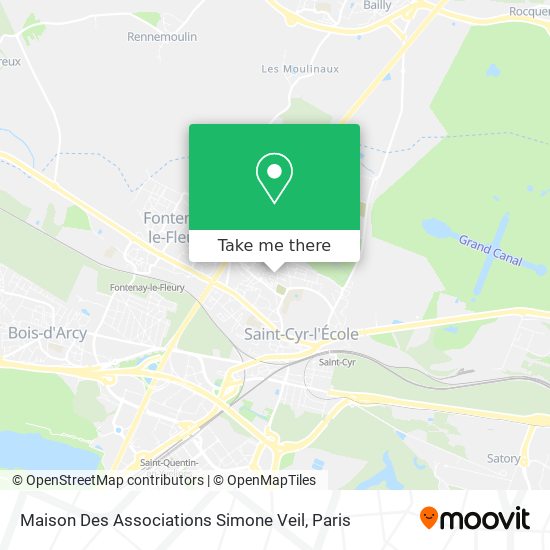 Mapa Maison Des Associations Simone Veil